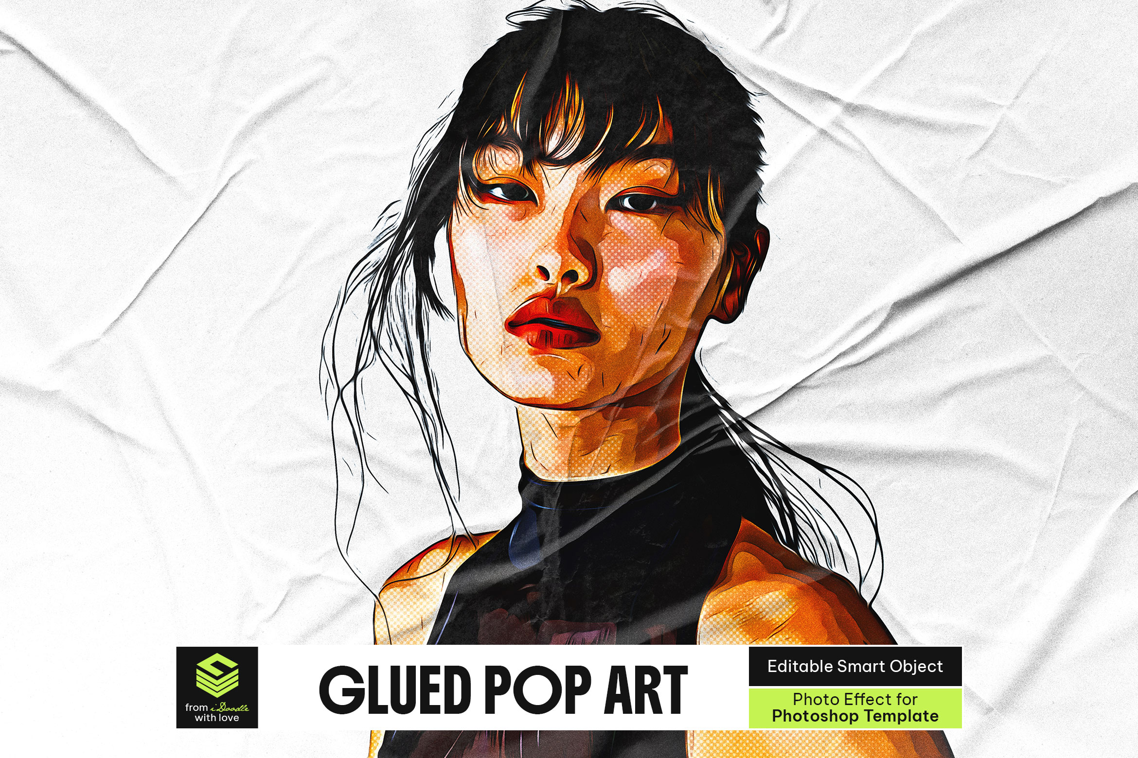 Glued Pop Art Photo Effect