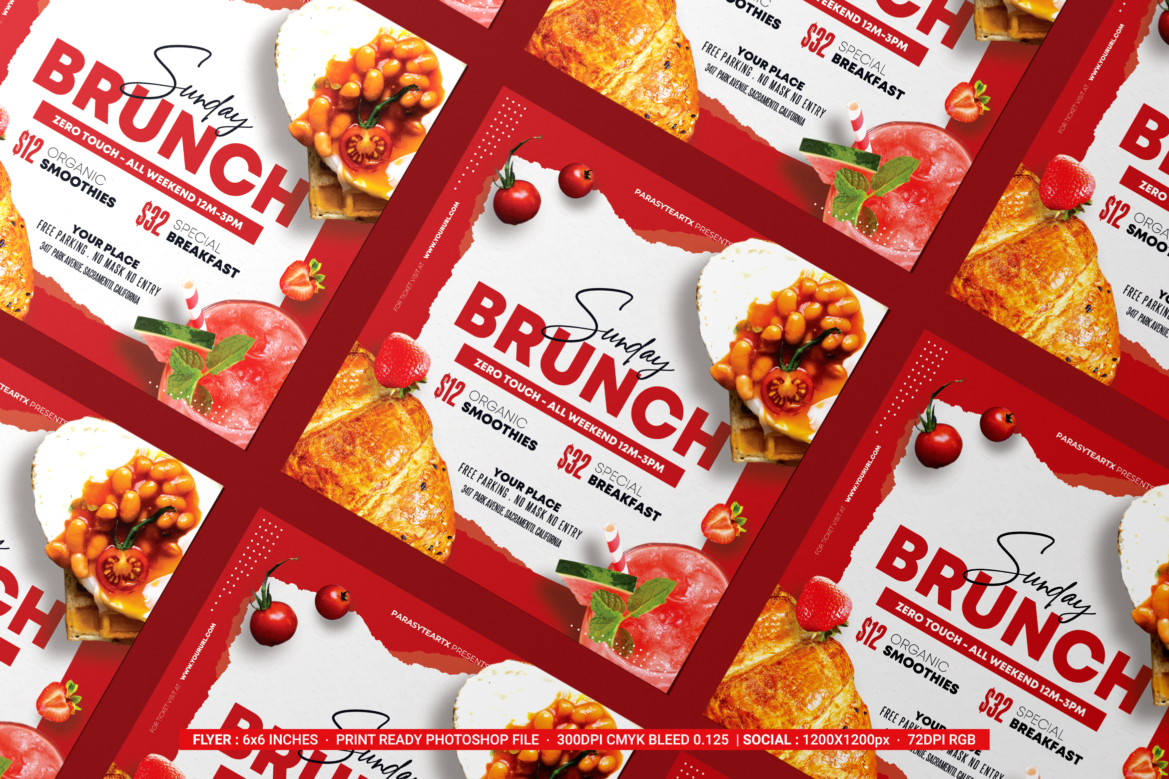 Brunch Square Flyer