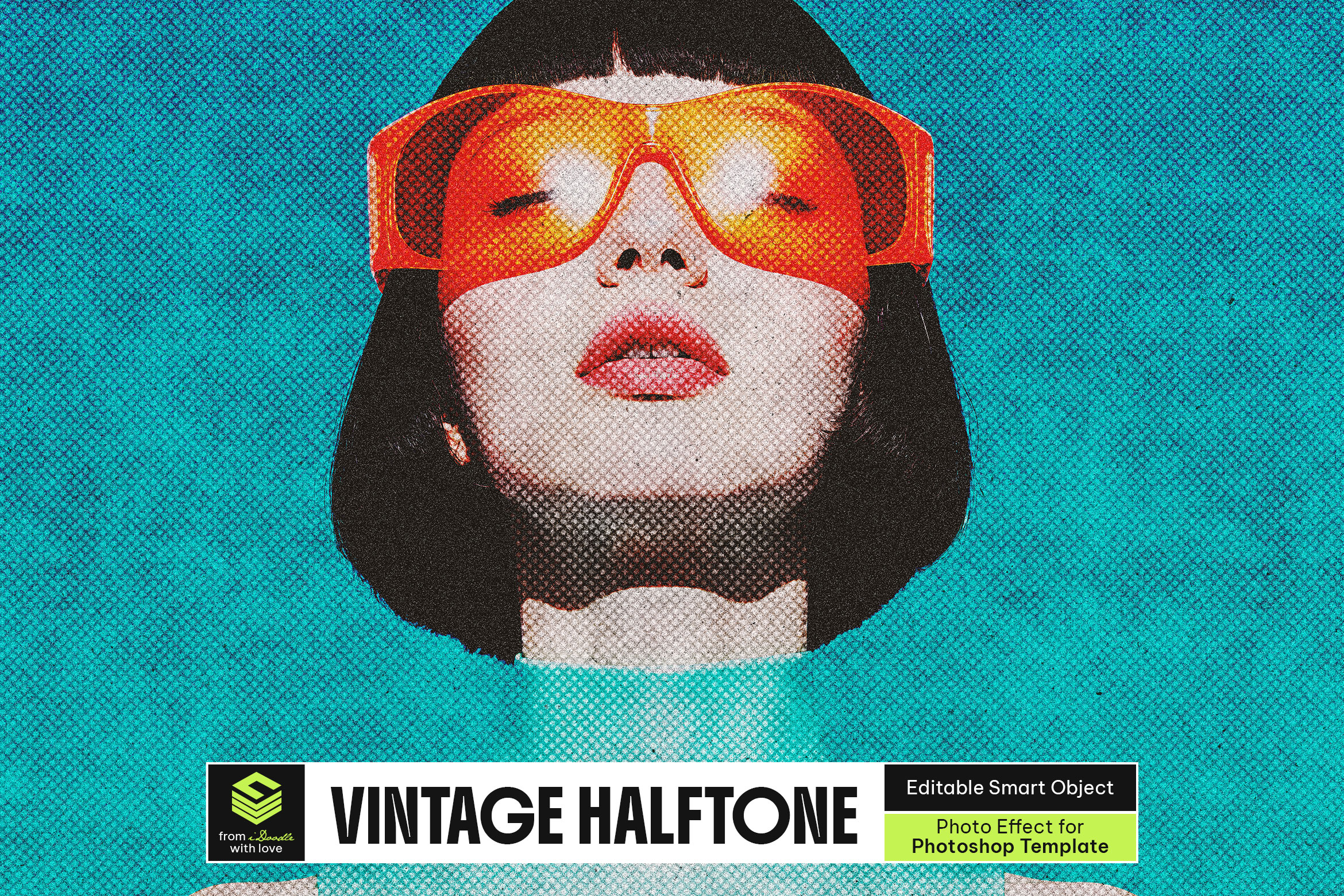 Vintage Halftone Photo Effect
